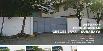 Gudang Greges Jaya, Surabaya - Prime Location. Gudang Greges Jaya, Surabaya - Prime Location.