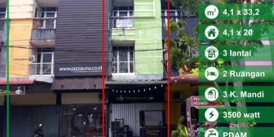 Dijual Ruko di Jalan Dr Sutomo, Pontianak Dijual Ruko di Jalan Dr Sutomo, Pontianak