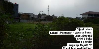 Tanah Shm Palmerah Jakarta Barat cocok untuk perkantoran Tanah Shm Palmerah Jakarta Barat cocok untuk perkantoran