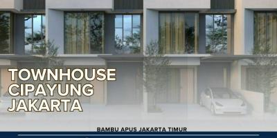 Townhouse Cipayung Jakarta Timur dekat stasiun Lrt Ciracas
