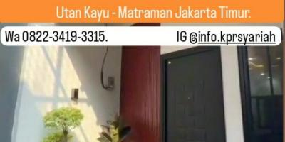Rumah modern siap huni di Utan Kayu Matraman Jakarta Timur Rumah modern siap huni di Utan Kayu Matraman Jakarta Timur