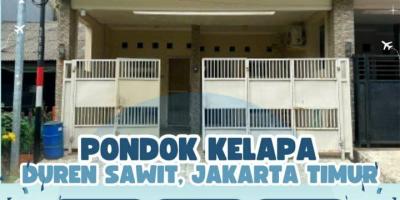 Rumah second terawat komplek Pondok Kelapa Duren Sawit Jakarta Timur 