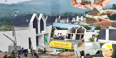 Rumah dijual di daerah tajur bogor timur bebas dp dan biaya2 sudah 2lantai lokasi strategis bebas banjir
