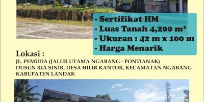 Jual Properti Tanah dan Bangunan di Ngabang, Kalimantan Barat