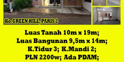 Rumah Green Hill, Paris 2, Pontianak, Kalimantan Barat Rumah Green Hill, Paris 2, Pontianak, Kalimantan Barat