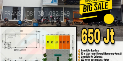 Ruko Strategis 2 Lantai 600jutaan di Kalibanteng Semarang Ruko Strategis 2 Lantai 600jutaan di Kalibanteng Semarang